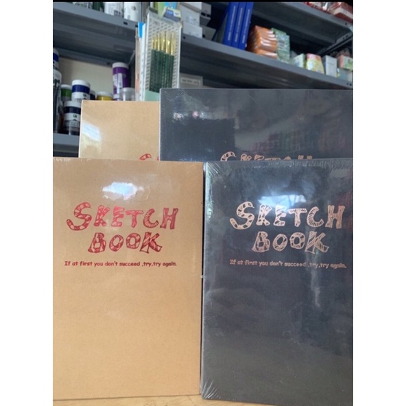 Sổ vẽ sketch book 120 trang may gáy Potentate 100gms