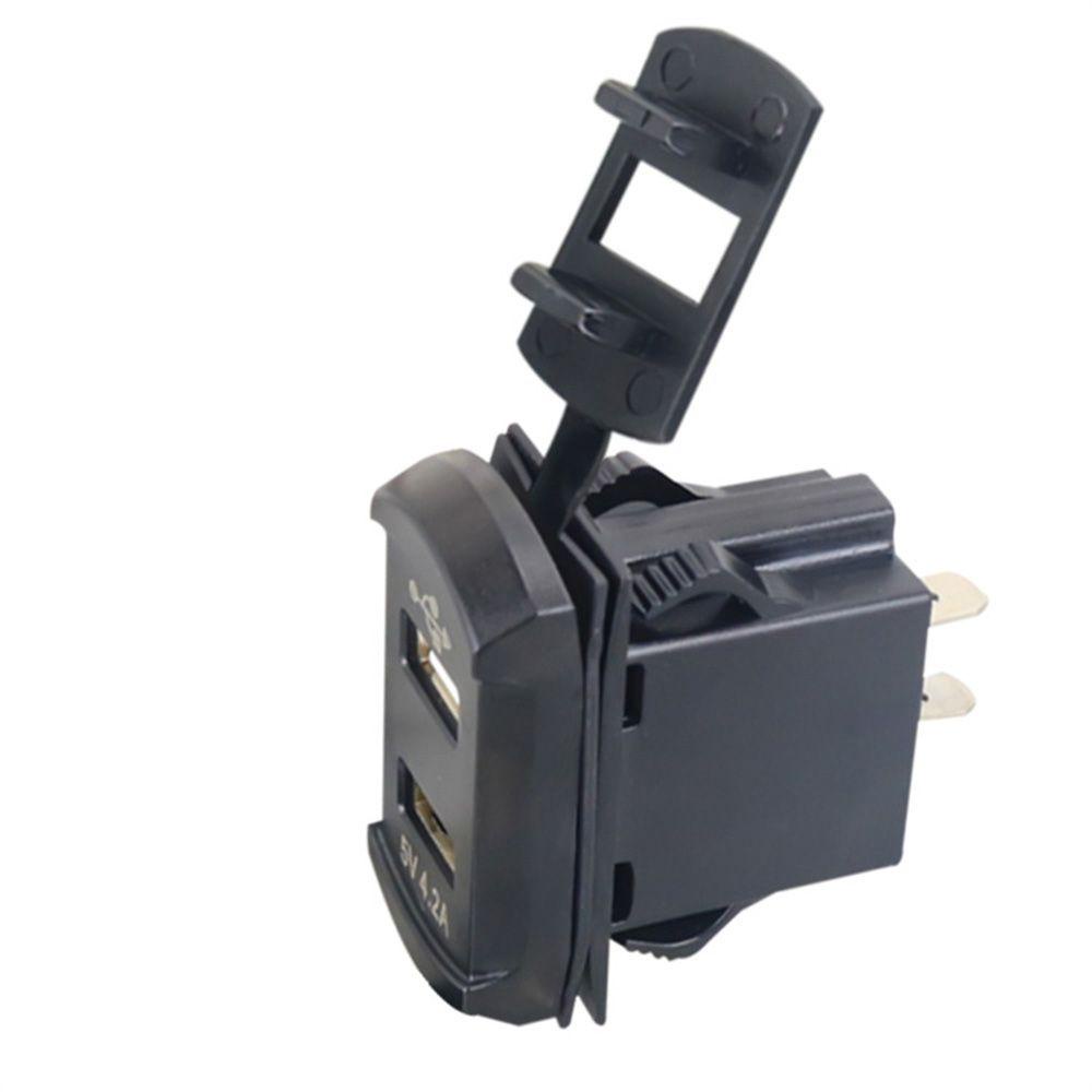 Tẩu Sạc Cổng USB Kép 12V 24V Cho Xe Hơi