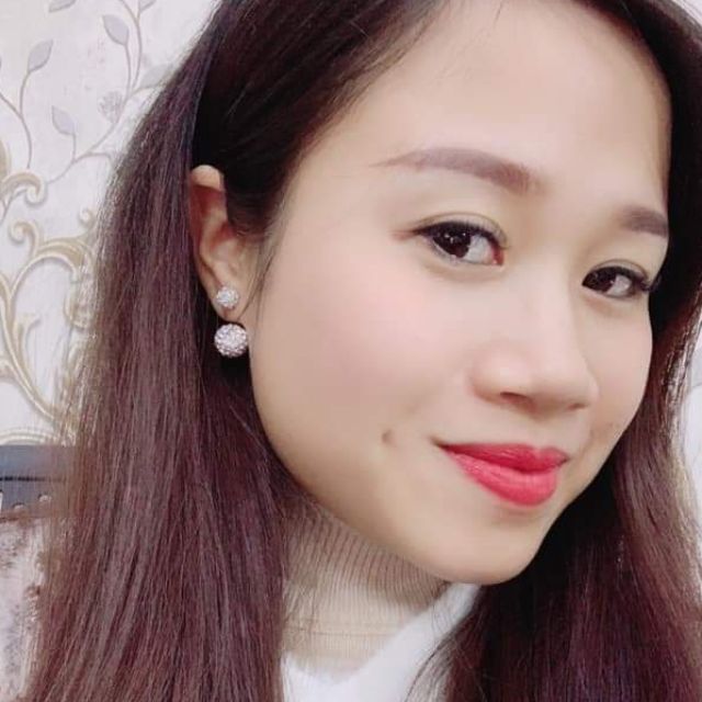 Bông tai cầu đá bạc cực đẹp