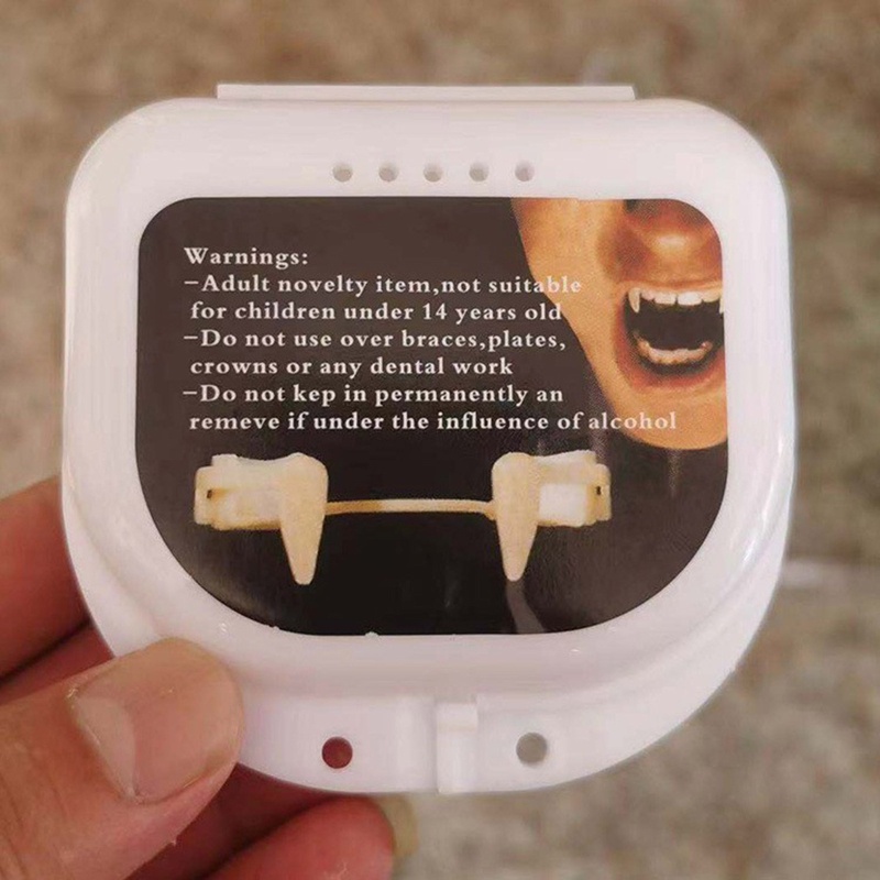 Răng Nanh Giả Hóa Trang Ma Cà Rồng Cho Bé