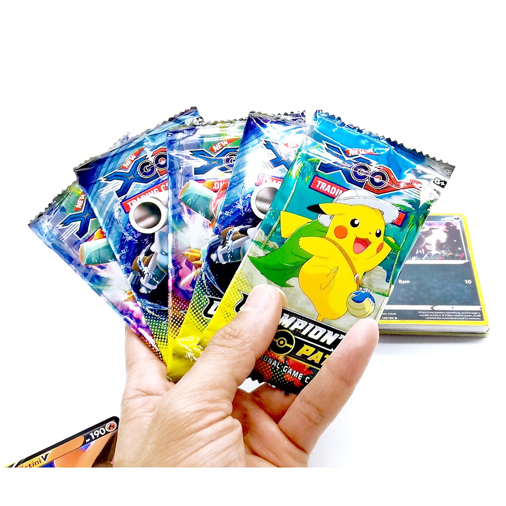 ( MUA 1 TẶNG 1 ) COMBO 2 Bọc bài LẺ cho Pokemon TCG - Charizard VMAX - Thẻ bài Pokemon - Pokemon card GX