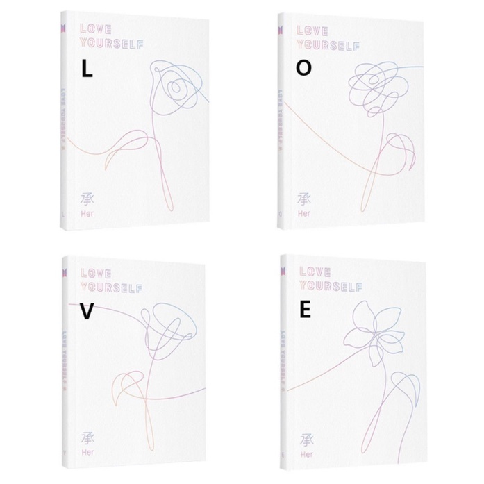 Bộ ảnh BTS LOVE YOURSELF ANSWER, TEAR, HER hàng chính hãng