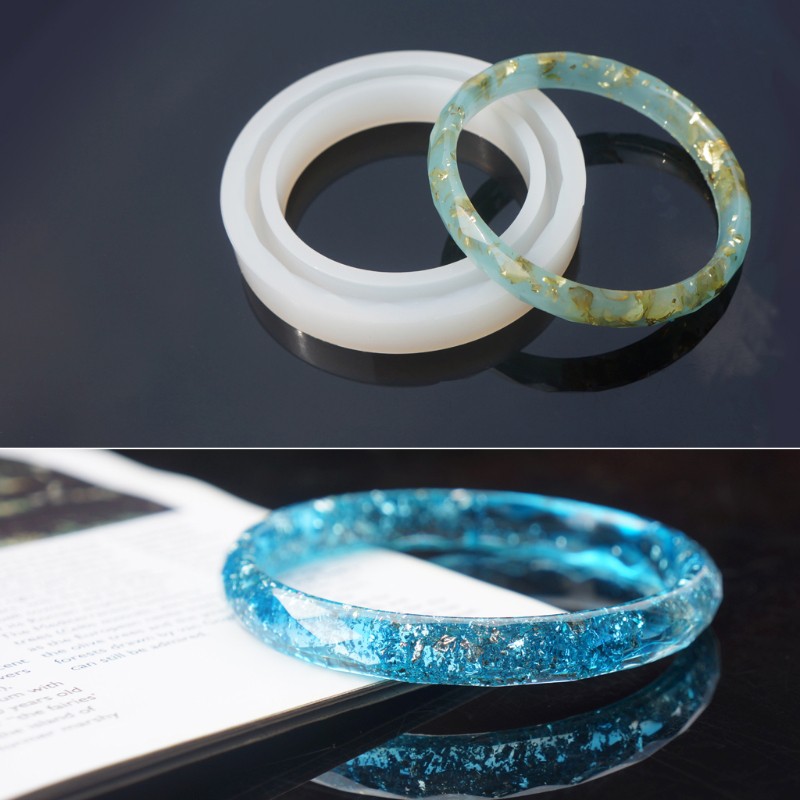 Khuôn Silicone Tròn Làm Vòng Tay Thủ Công