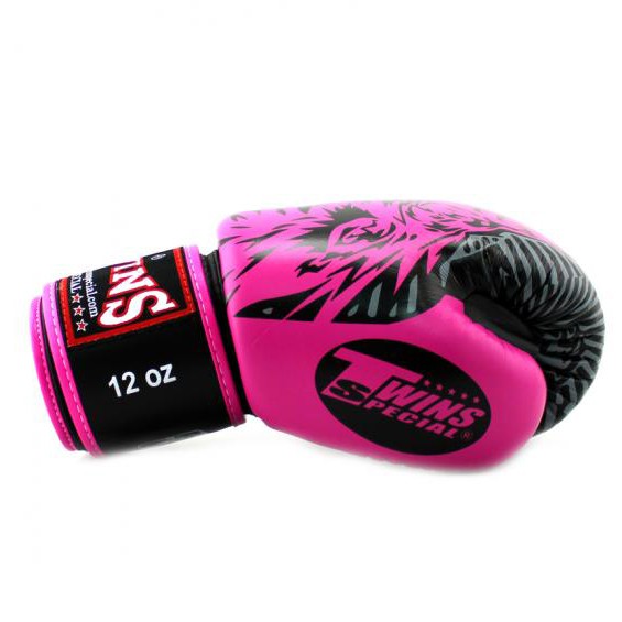 Găng tay Boxing Muay Thai Twins FBGV-50 Wolf - Dark Pink