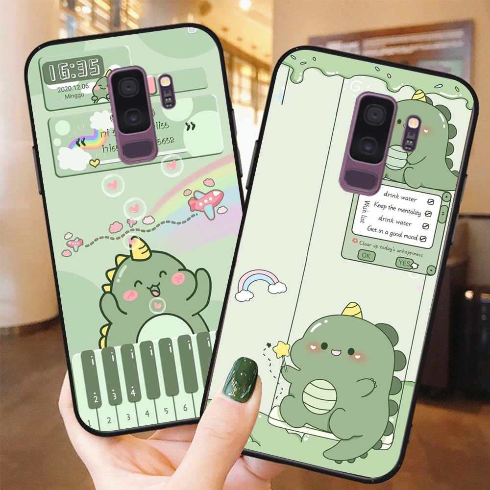 Ốp lưng điện thoại Samsung s9 / ss s9 plus / ss s9+ khủng long xanh dino saur