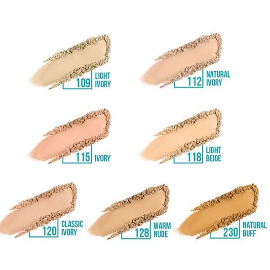 Phấn Nền Dạng Nén Che Phủ Hoàn Hảo, Kiềm Dầu Hiệu Quả Maybelline Fit Me Matte Poreless Powder SPF28 /PA+++ 6g Hộp Tròn