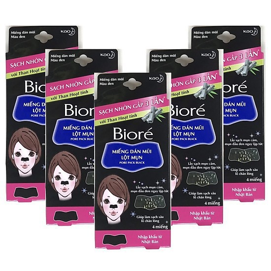 Miếng Dán Mũi Lột Mụn Bioré Pore Pack