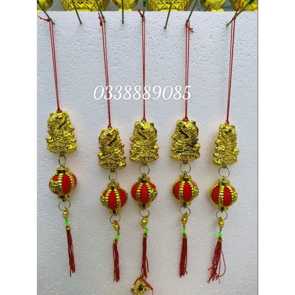 Các mẫu khánh niễn treo tết 2022, treo cửa, cây đào, cây quất...