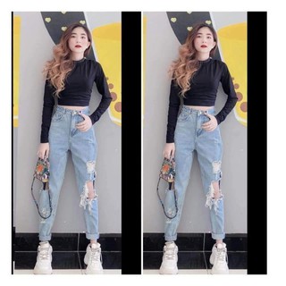 Bigsize quần jean Baggy  LƯNG CAO
