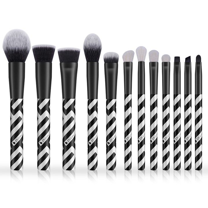 Bộ cọ trang điểm 12 cây DUcare 12 PCS Makeup Brush Set Eyeshadow Goat Hair