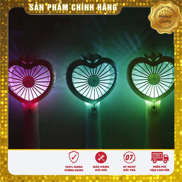 Quạt USB Mini Fan Hình Trái Tim Tiện Lợi