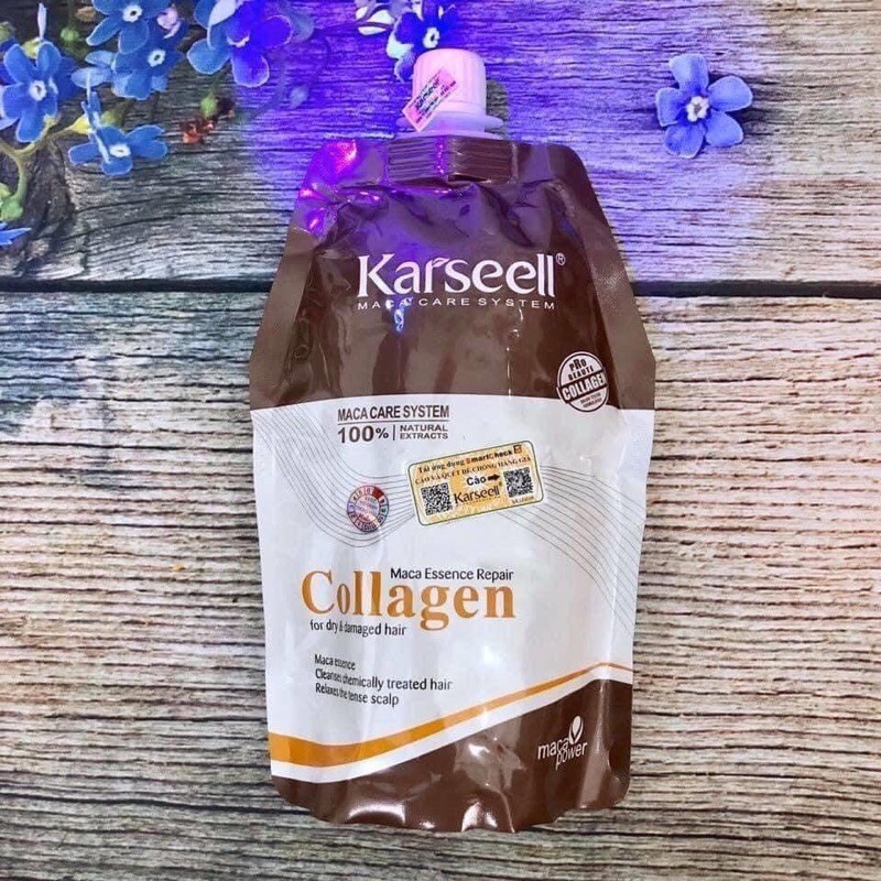 Ủ hấp Tóc #Collagen Karseell maca thần thánh thơm mềm mượt tóc