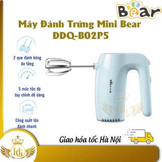 Máy đánh trứng mini cầm tay bear ddq-b02p5 đánh bông nhanh chóng tích hợp 5 chế độ