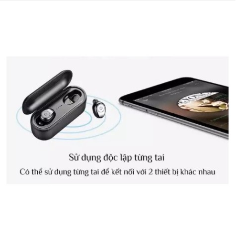 Tai nghe true wireless AMOI F9 , Bluetooth 5.0 Pin 280 giờ làm sạc dự phòng 2000mah | BigBuy360 - bigbuy360.vn