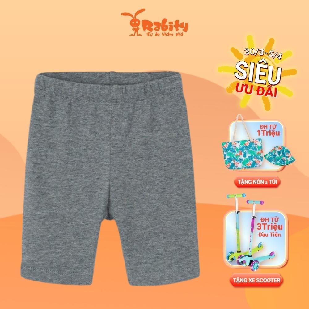 Quần thun dài/ngắn cho bé gái cotton co giãn thoải mái vận động Rabity 9067.91101