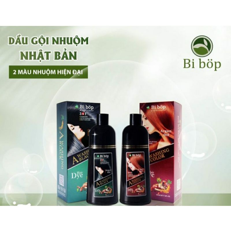 Dầu gội phủ đen tóc bạc bi bop của nhật