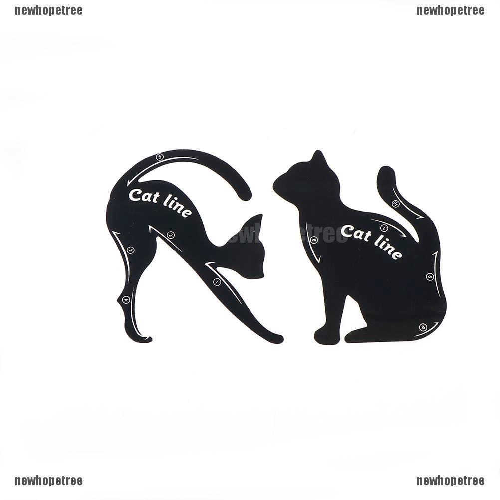 Bộ 2 Khuôn Kẻ Mắt Hình Con Mèo