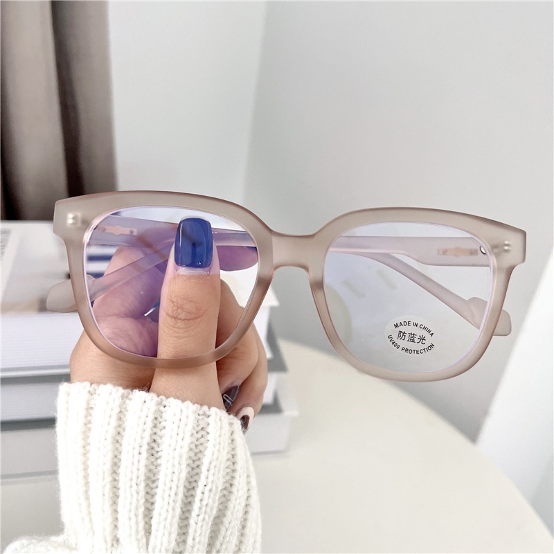 Kính cận VIENDO tròng đổi màu chống tia UV chốngánh sáng xanh phong cách Hàn Quốc thời trang nam nữ(có thể cắt cận thị ống kính)