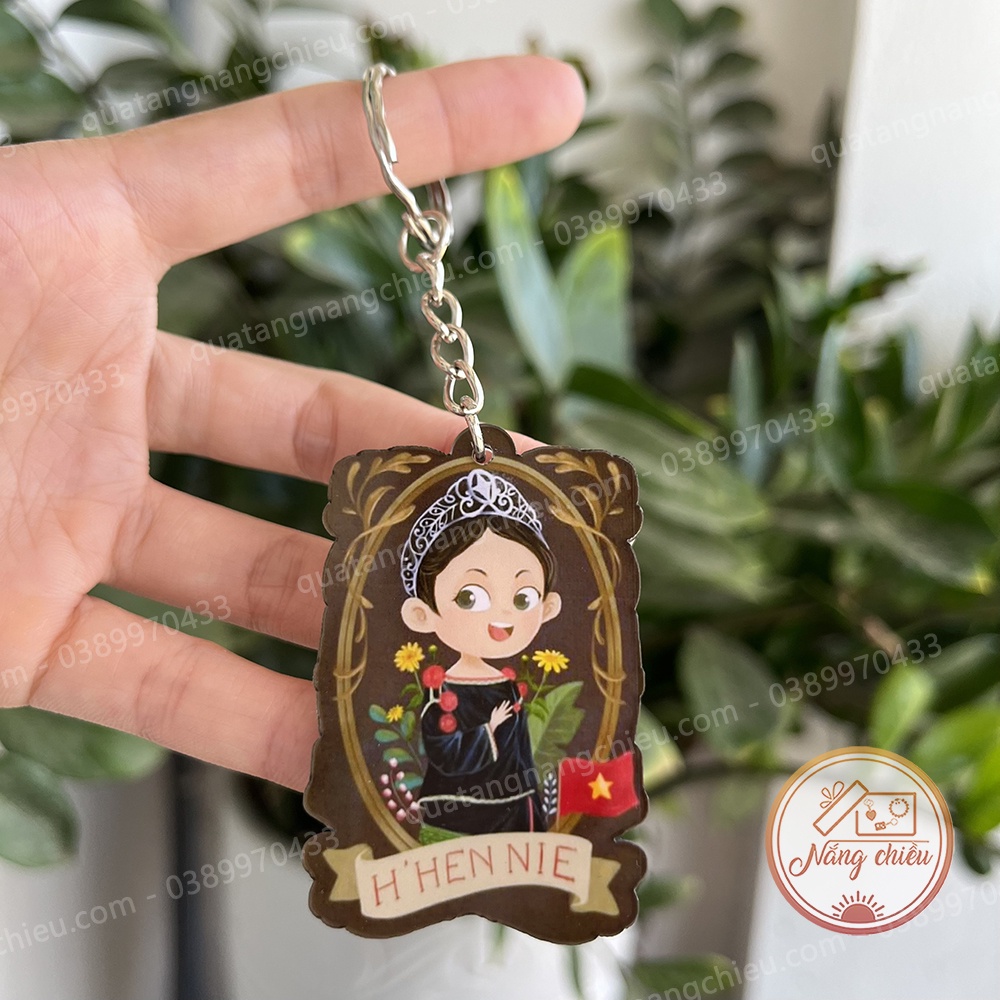 Móc khóa chibi Hoa Hậu Thùy Tiên, Kim Duyên, Khánh Vân, H'hen Niê ☘️Quà Tặng Nắng Chiều☘️