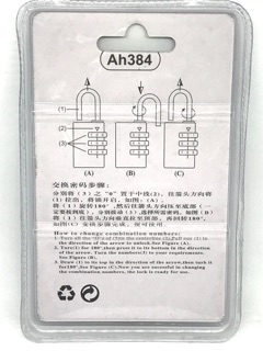 Ổ khoá số thau 4 phân AH384