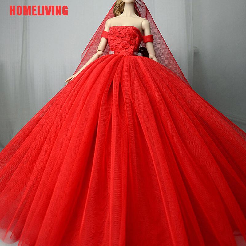 Đầm Cưới Cho Búp Bê 11 &quot;Tỉ Lệ 1 / 6