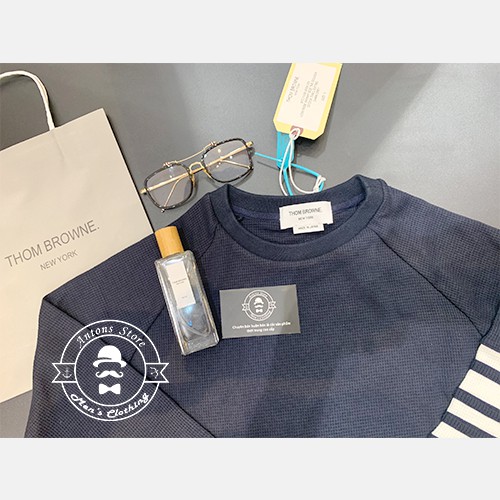Áo nỉ chất dày Thom Browne 4 Vạch