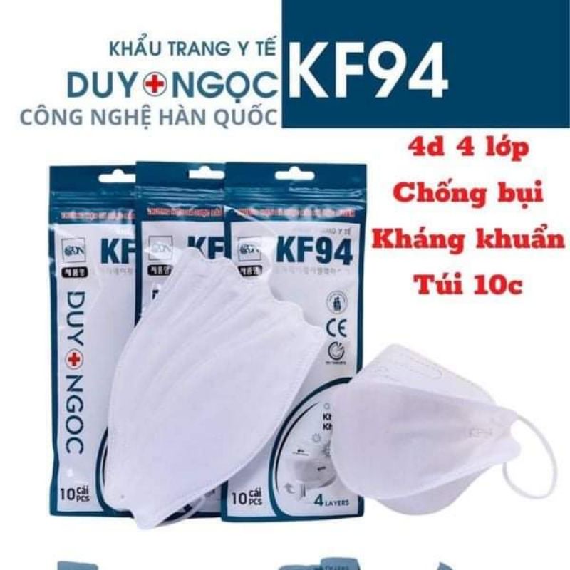 Khẩu trang KF94 Duy Ngọc, Quyền Anh 4 lớp - Thùng 300 cái