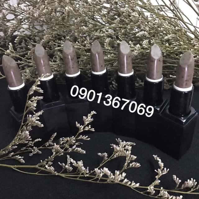 Phôi son tẩy tế bào chết cà phê