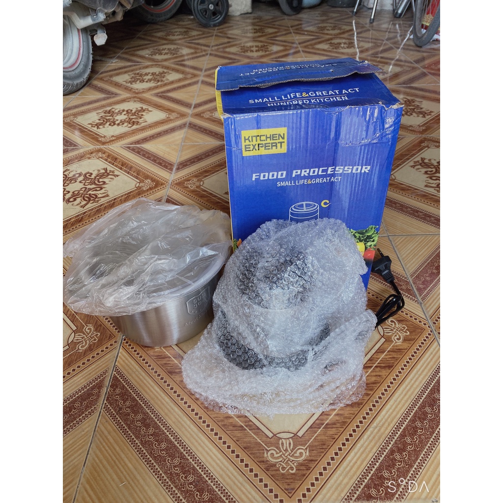 [ Bảo Hành 1 đổi 1]  Máy Xay Thịt Inox KITTCHEN EXPEAT 2L/ Máy say đa năng.. 0988793866