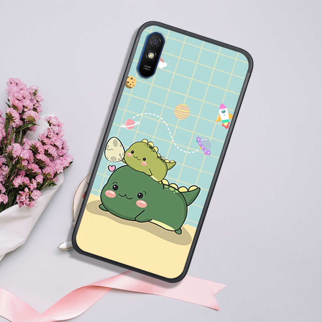 [HOT]ỐP XIAOMI REDMI 7A - REDMI 8 - REDMI 8A - REDMI 9A - REDMI 9C  , IN HÌNH KHỦNG LONG CHIBI SIÊU DỄ THƯƠNG.