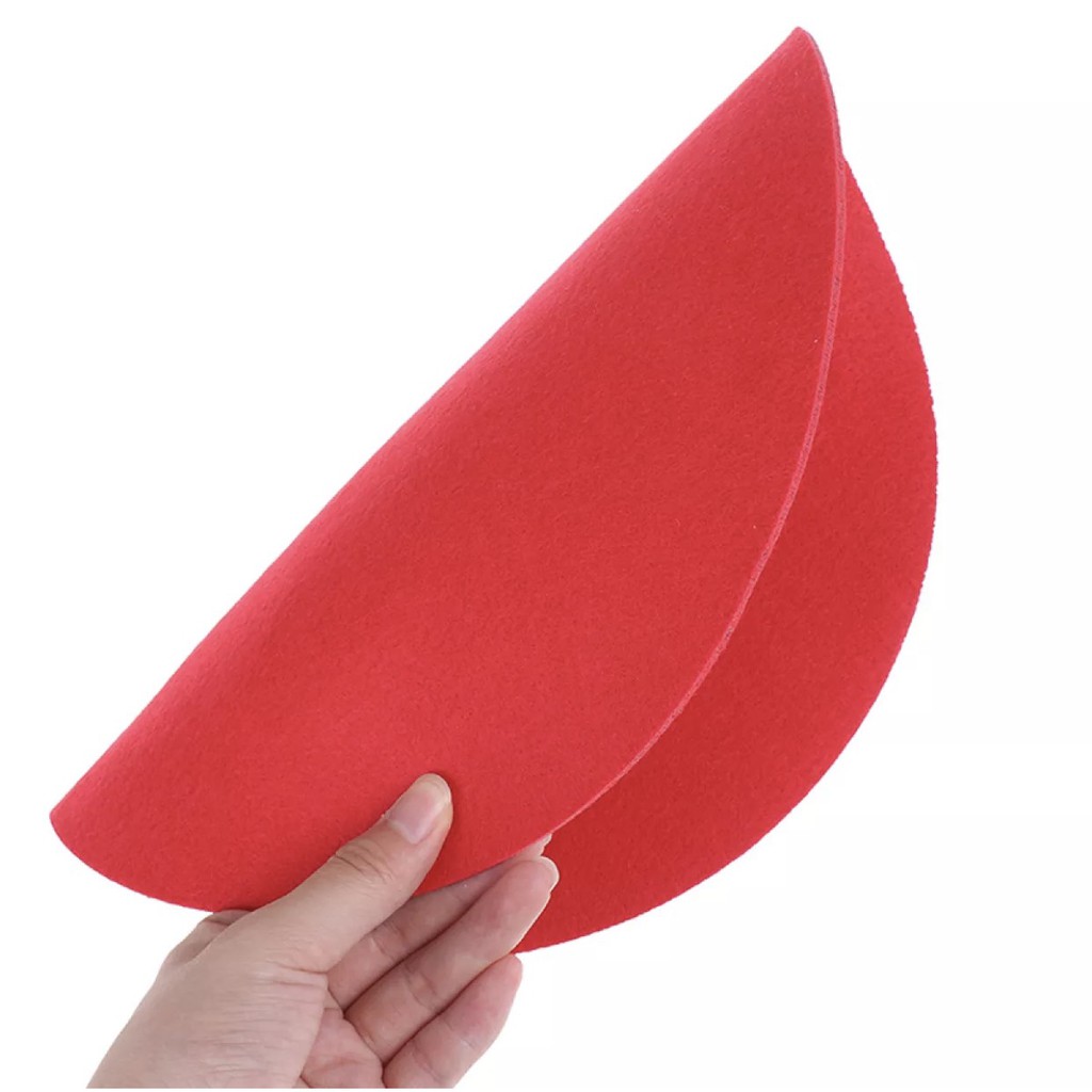 Tấm lót mâm than dành cho đĩa than LP size 33 cm chất liệu nỉ giúp chống nhiễm từ cân bằng mâm đĩa trang trí
