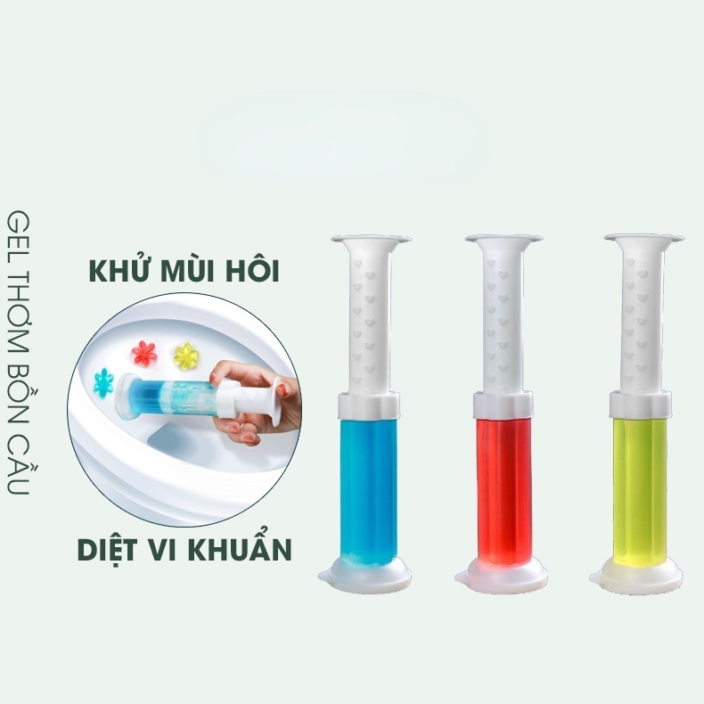 Gel khử mùi bồn cầu 12-14 BÔNG  Gel thơm làm sạch khử mùi vệ sinh GALA HOME