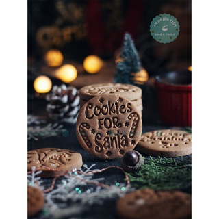 Set 4 khuôn cookies giáng sinh [khuôn ấn lò xo]