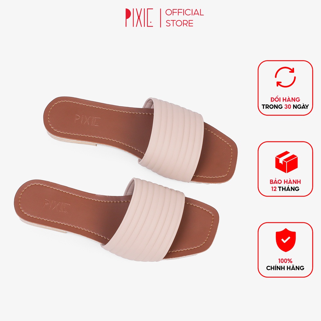 Dép Lê Bệt Bản Ngang Pixie X875