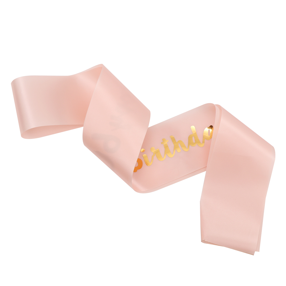 Dây Ruy Băng Trang Trí Tiệc Sinh Nhật 18/21/30/40/50/60 Thời Trang 2019|Cô Gái Sinh Nhật