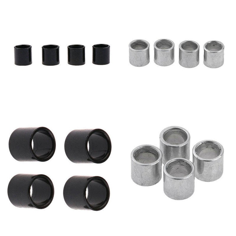 20Pcs Black Longboard Skateboard Bearing Spacers Wear Resistant