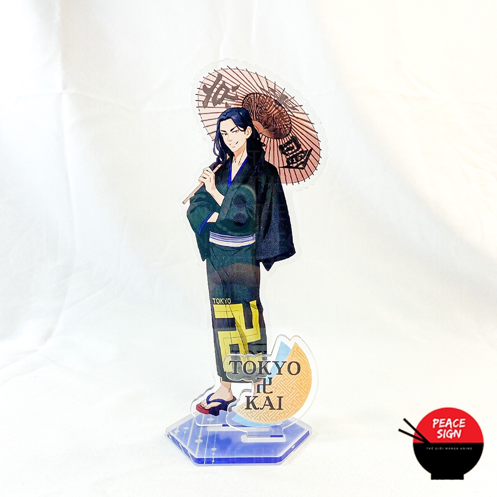 Mô hình TOKYO REVENGERS ver YUKATA CẦM Ô standee tượng acrylic anime mica chibi trang trí trưng bày