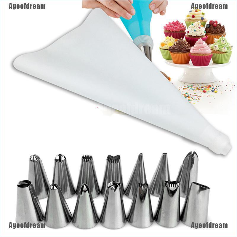 Set 16 Dụng Cụ Trang Trí Bánh Kem Diy | BigBuy360 - bigbuy360.vn