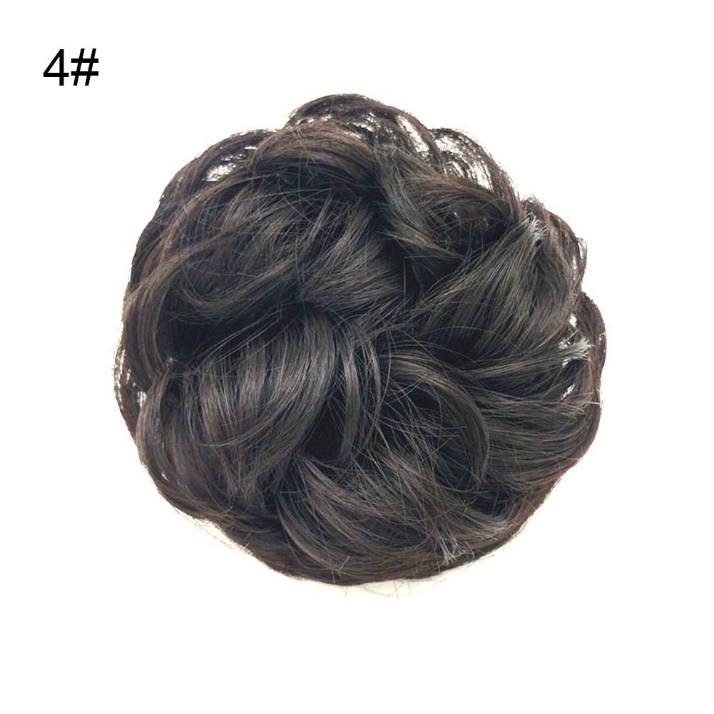 Búi tóc giả xoăn co giãn