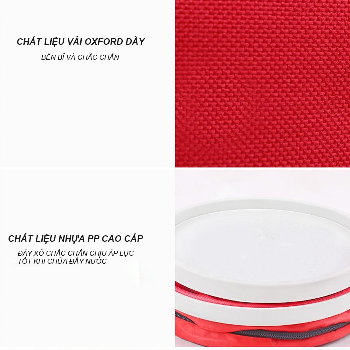Thùng đựng nước du lịch Hewolf HW1340 cao cấp chính hãng du lịch, dã ngoại loại 11L có thể gập gọn