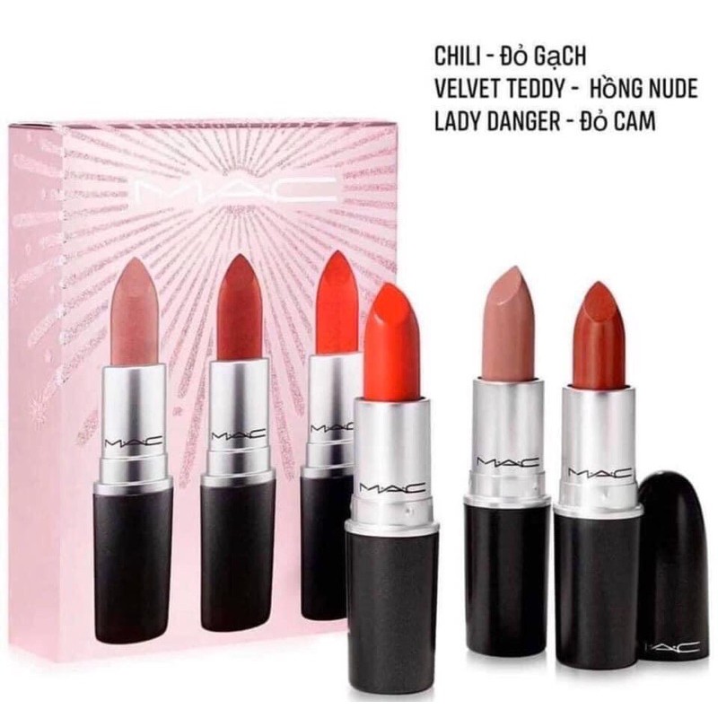 SET 03 SON M.A.C CHÍNH HÃNG Ú (ĐỦ BILL) | BigBuy360 - bigbuy360.vn