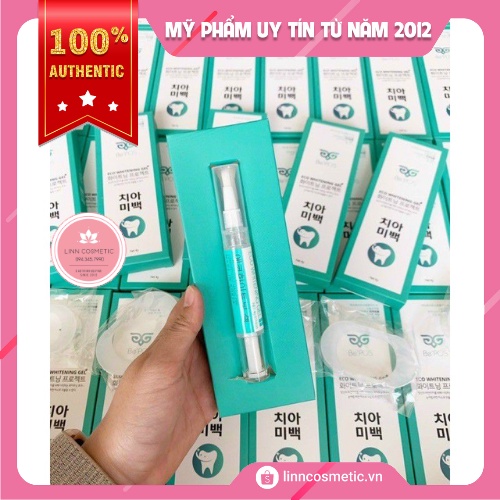 Gel Trắng Răng BE’POS – ECO WHITENING GEL PLUS Kèm Máng Ngậm 4g