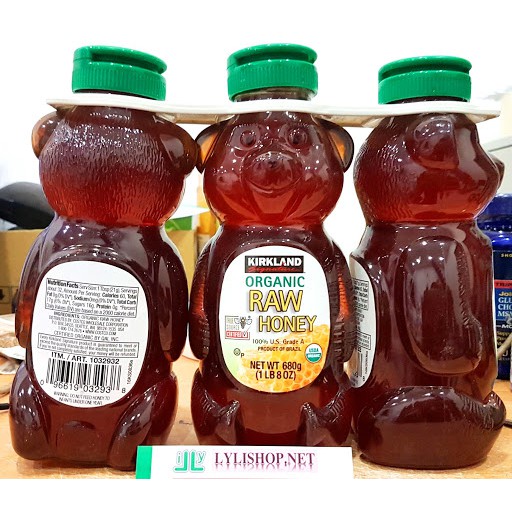 MẬT ONG NGUYÊN CHẤT KIRKLAND ORGANIC RAW HONEY MỸ 680G NHẬP KHẨU CHÍNH HÃNG - 6415