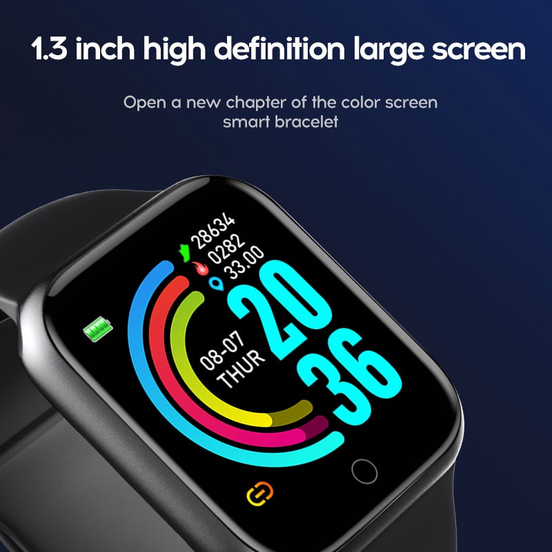 Đồng Hồ Đeo Tay Thông Minh D20 Hỗ Trợ Đo Huyết Áp Tập Thể Thao Cho Apple Xiaomi Android