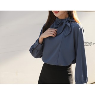 Q801119 ÁO KIỂU NỮ CỔ NƠ