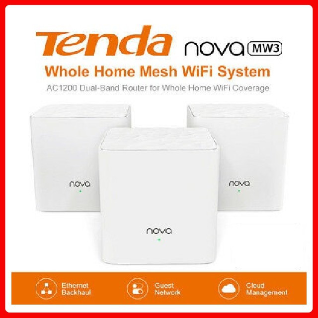 Bộ Wifi Mesh Không Dây TENDA Nova MW3 - Ghép nối nhiều thiết bị cùng 1 tên wifi