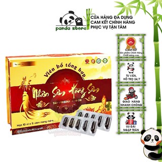 Viên bổ tổng hợp Nhân Sâm Hồng Sâm Vạn Tam giúp bồi bổ ăn ngon và tăng cường sức khỏe giảm mệt mỏi và suy nhược cơ thể