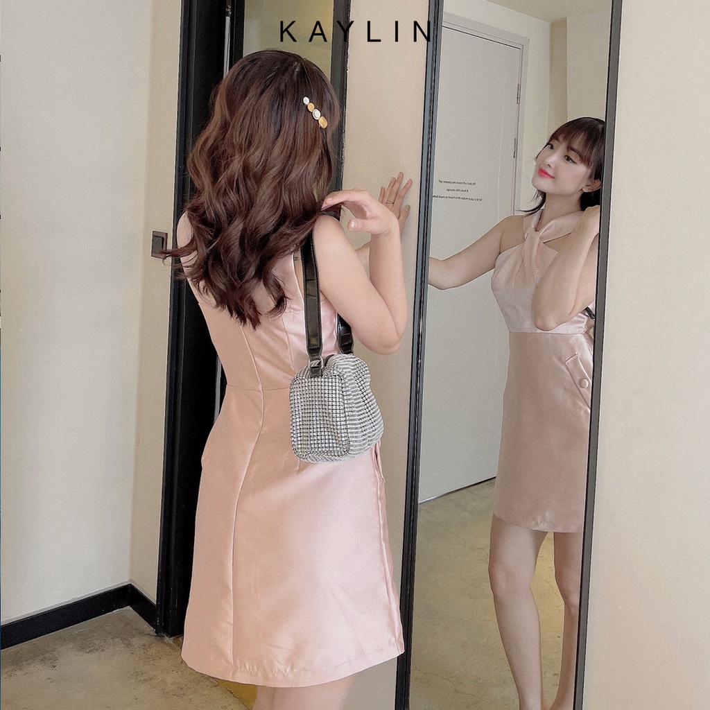 Đầm chéo cổ N1522 - KAYLIN