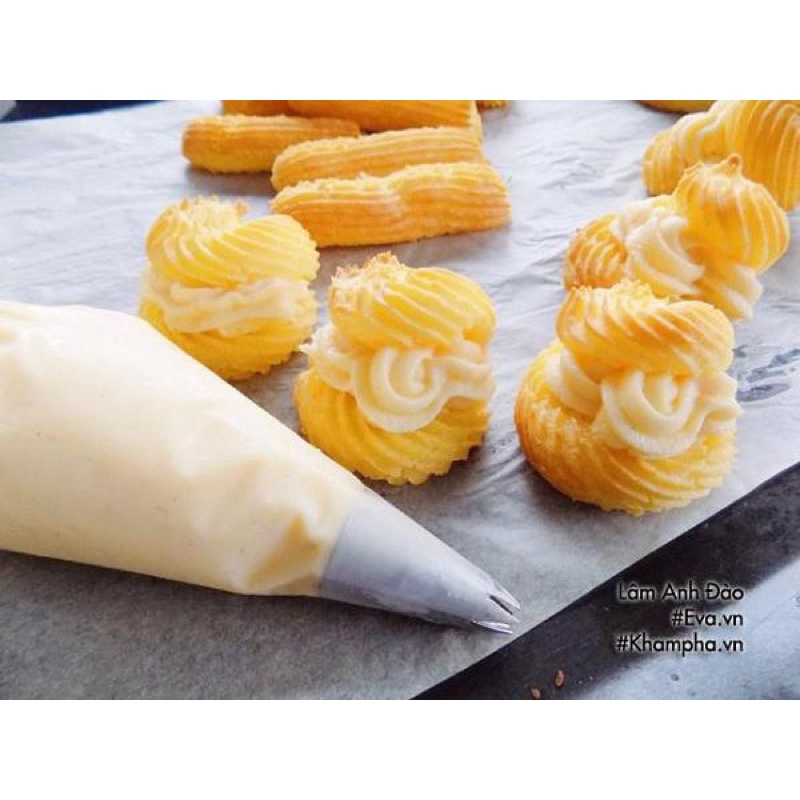 Bột nhân su kem custard