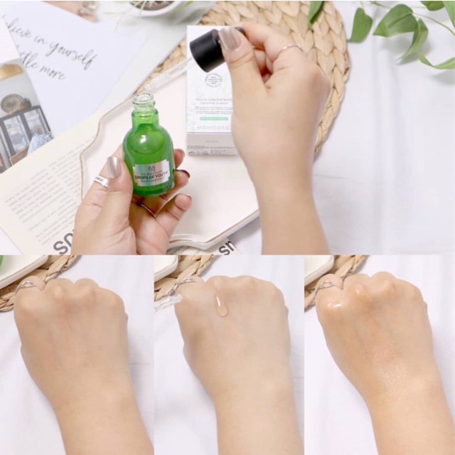 Serum chống nhăn ngăn ngừa lão hóa da the body shop drops of youth
